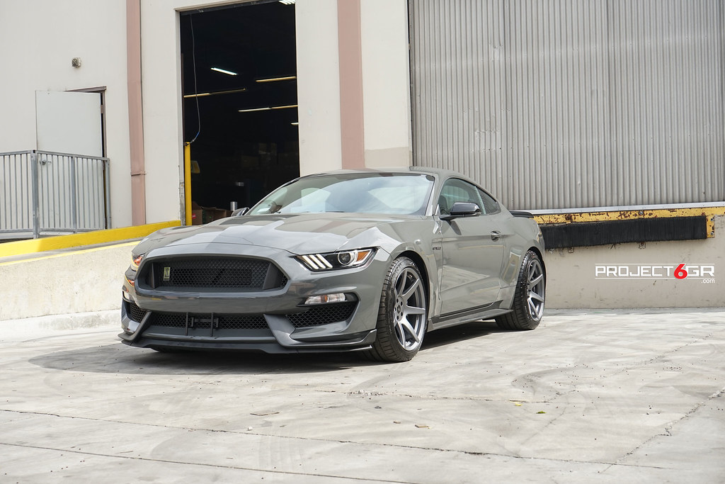 Lead Foot Gray Shelby GT350 on Satin Graphite Project 6GR Flickr
