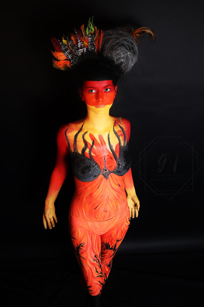 Body Paint A body paint using techniques of free hand, ste… Flickr