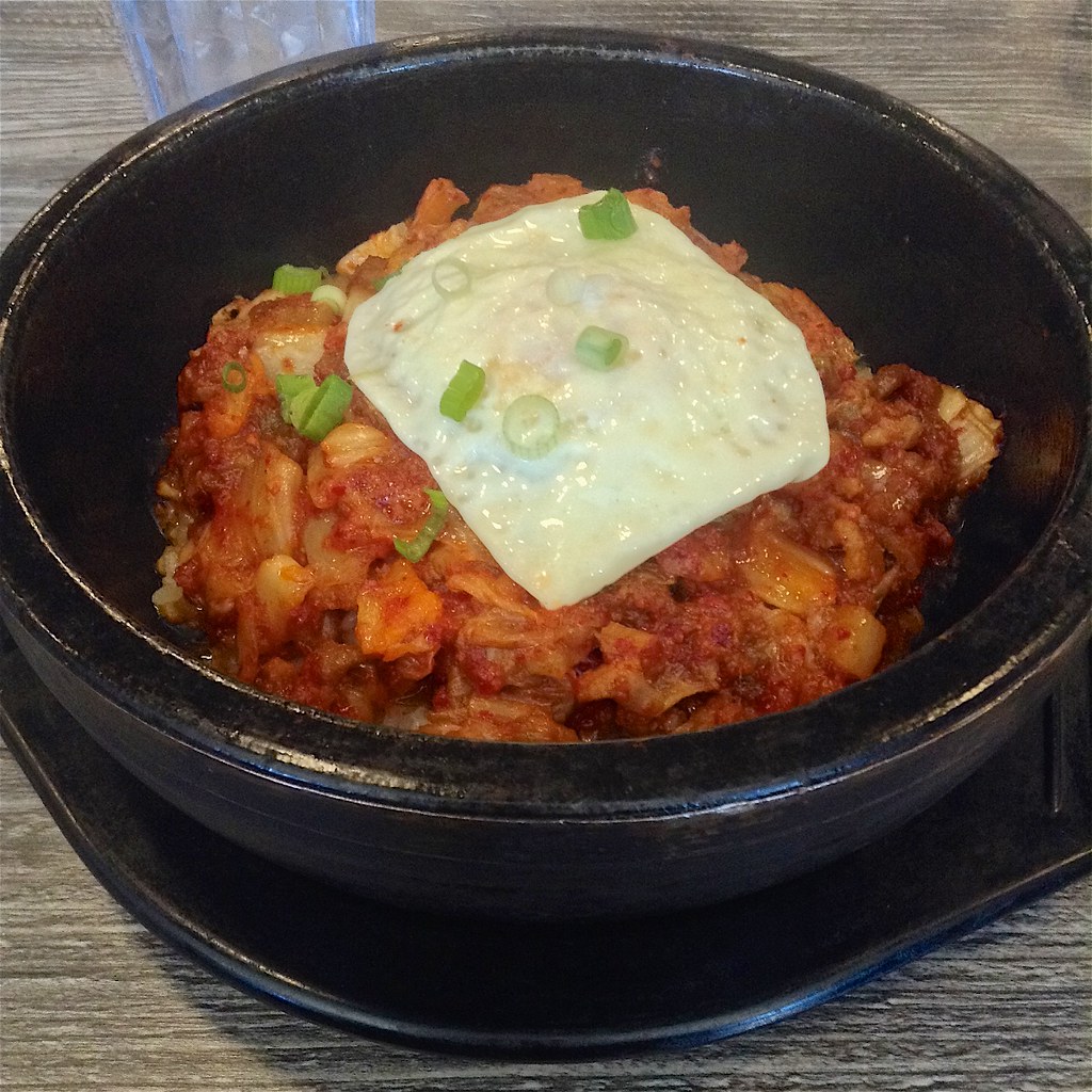 hot stone Kimchee rice bowl Danbi Korean restaurant, San J… Flickr