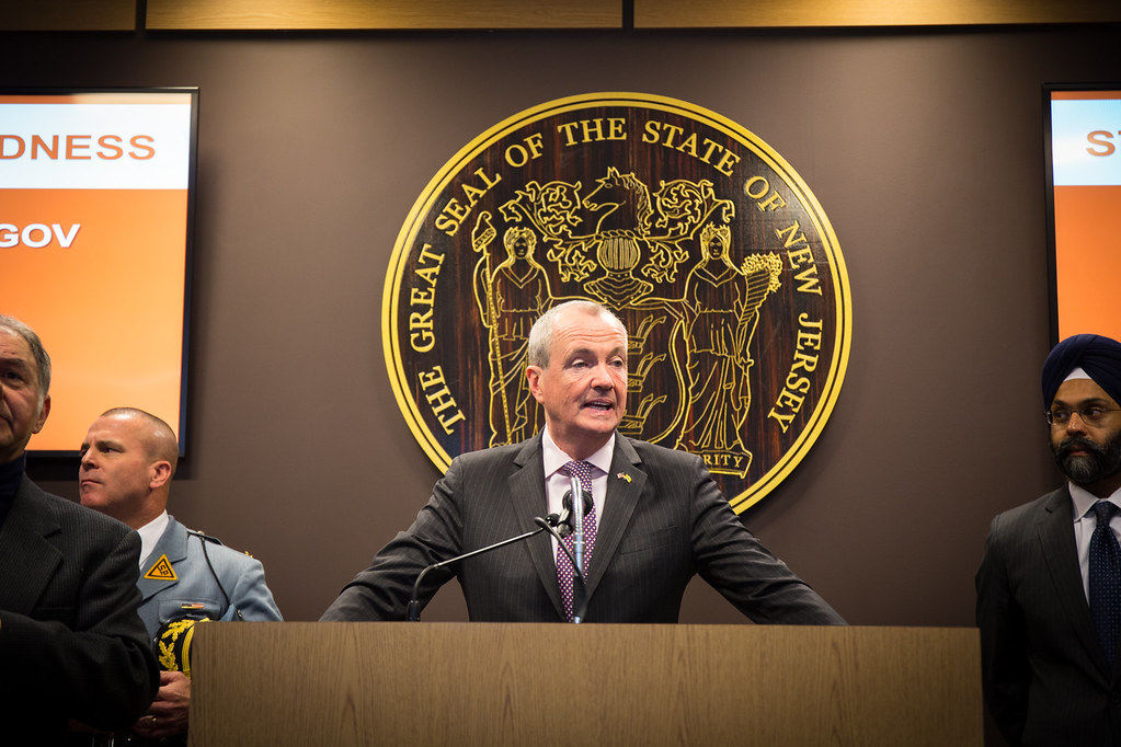 Governor Phil Murphy convened officials at the New… Flickr