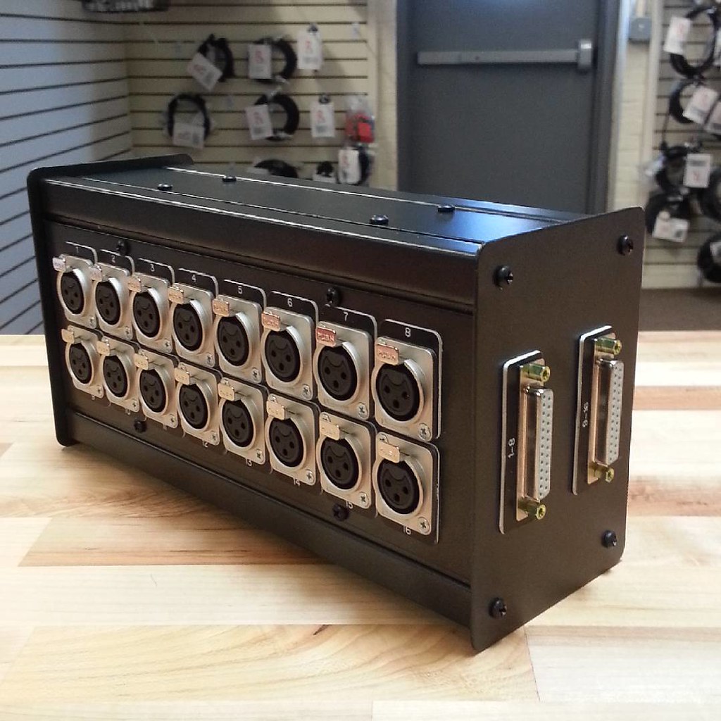 16ch XLR/DB25 breakout box Redco Audio Flickr