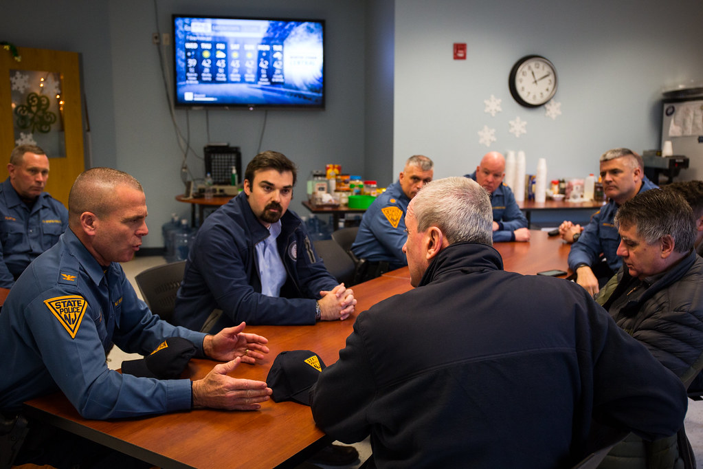 Governor Phil Murphy visits the NJ State Police Barracks i… Flickr