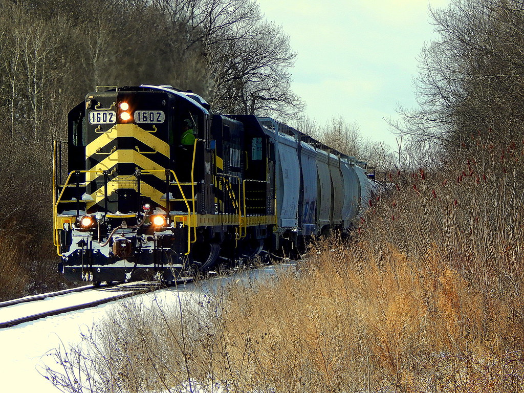 Indiana Northeastern eastbound mixed freight near Edon Ohi… Flickr