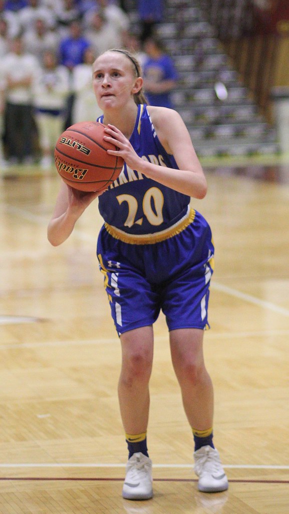 2018 B Girls Basketball Castlewood vs Warner South Dakota Public