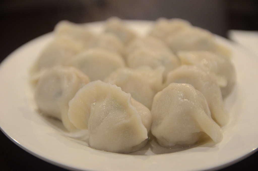 Beijing boiled pork dumplings AUD9 Luyang Dumplings, Car… Flickr