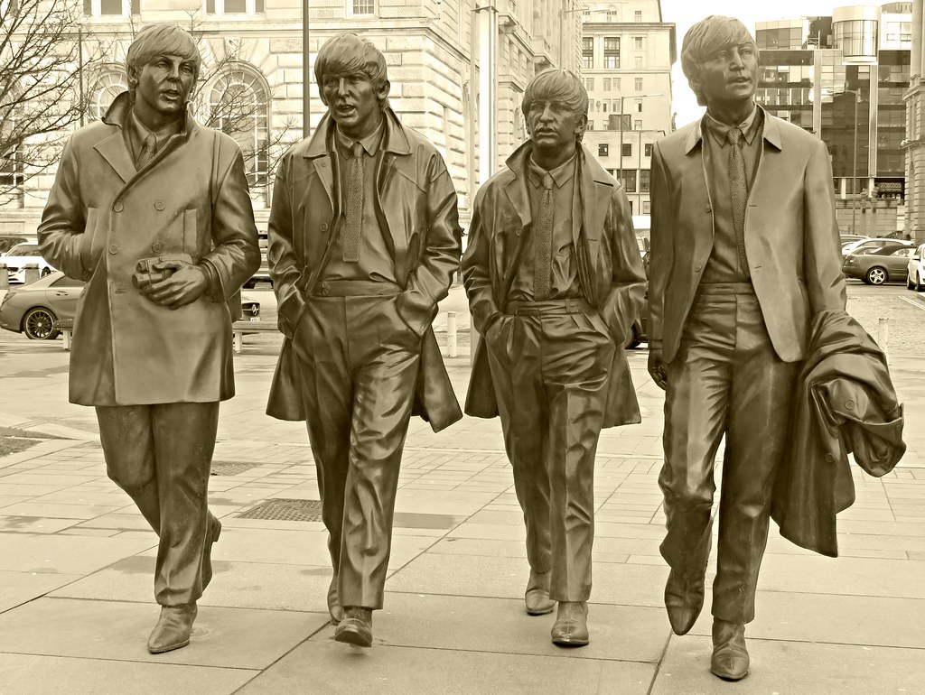 Beatles In Their Hometown! Statues in Liverpool. Flickr