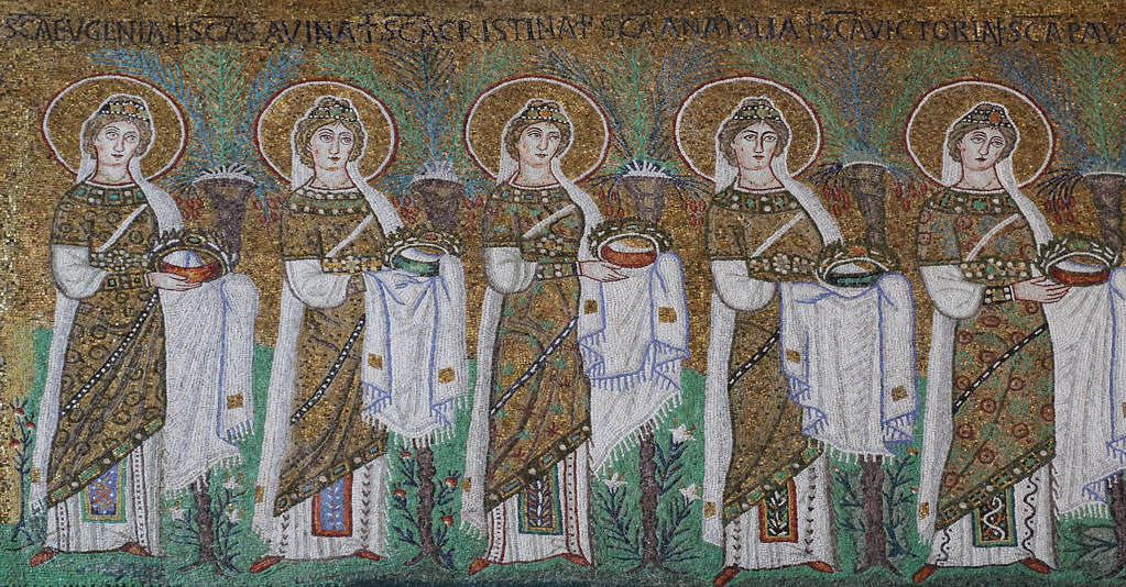 processione delle Sante vergini Sant'Apollinare nuova … Flickr