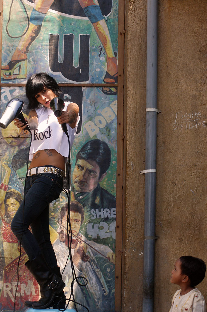 a funky hairdresser a fascinated chlld Natasha Hemrajani Flickr