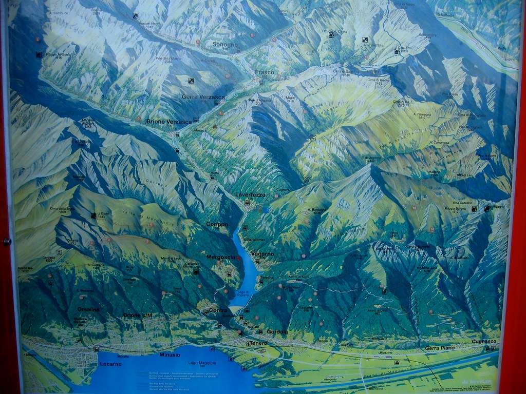 Pain Points De Val Verzasca Carte la carte du Val Verzasca Fabio Panico Flickr