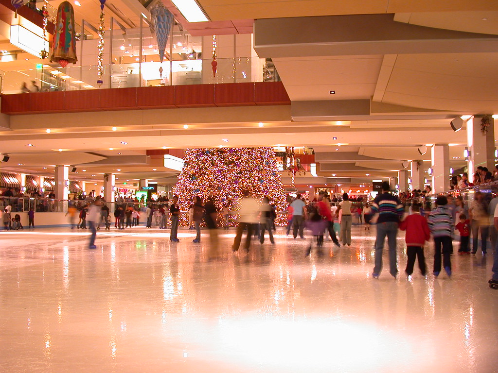 Ice Rink Ice skaters at The Galleria, Houston, Texas Bill Jacobus Flickr