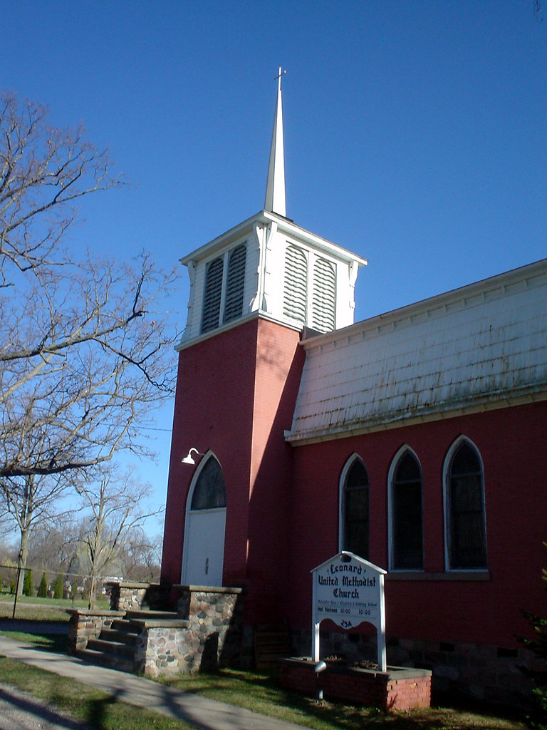 Small town churches Leonard, Michigan Larry The Biker Flickr
