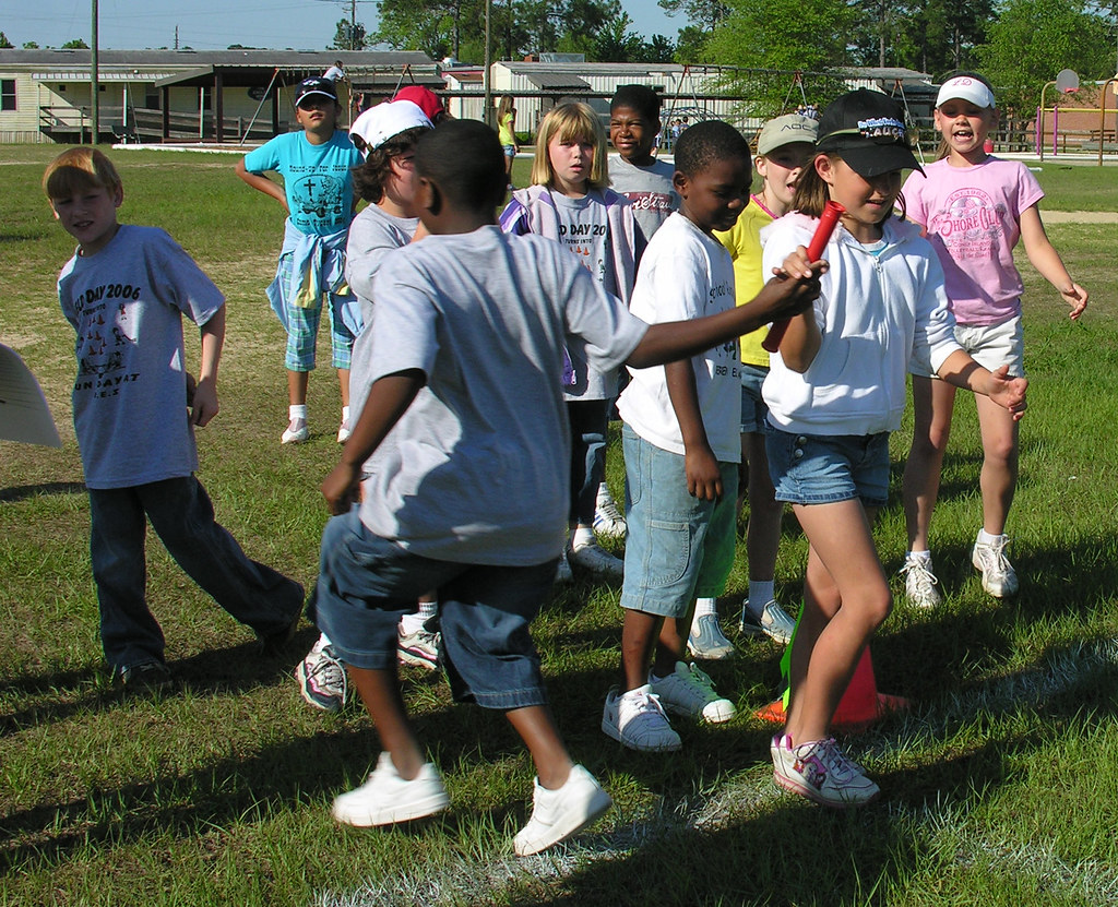 Baton Relay Action The students enjoyed activities outside… Flickr