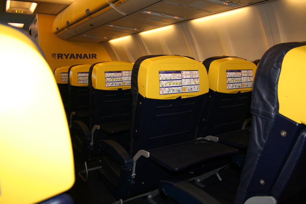 Ryanair safety notices Ryanair did away with seat back poc… Flickr