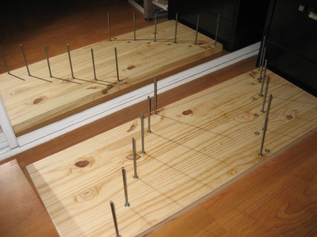Warp board Made this warp board following Scout's instruct… Flickr