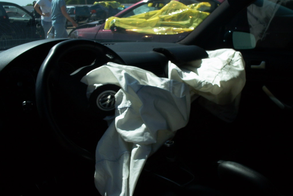 Airbags Deployed Both front airbags are out. dpruett Flickr