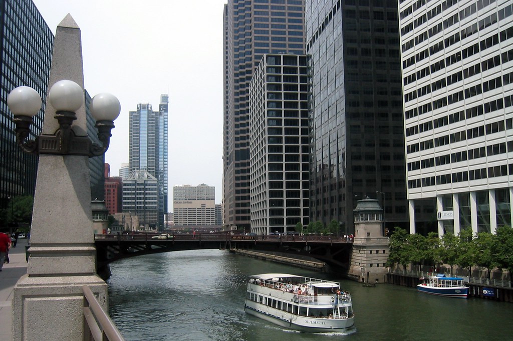 Chicago River Jackson Boulevard Bridge The Jackson Boule… Flickr