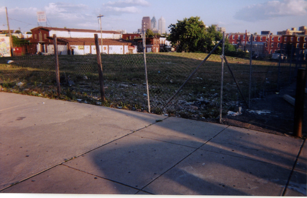 Philadelphia, PA the infamous vacant lot. jakob dorof Flickr