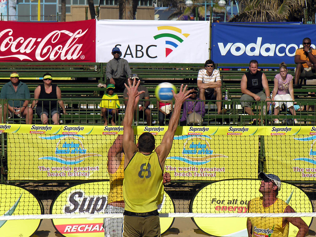 Volleyball Volleyball game on Durban beach Chris Bloom Flickr