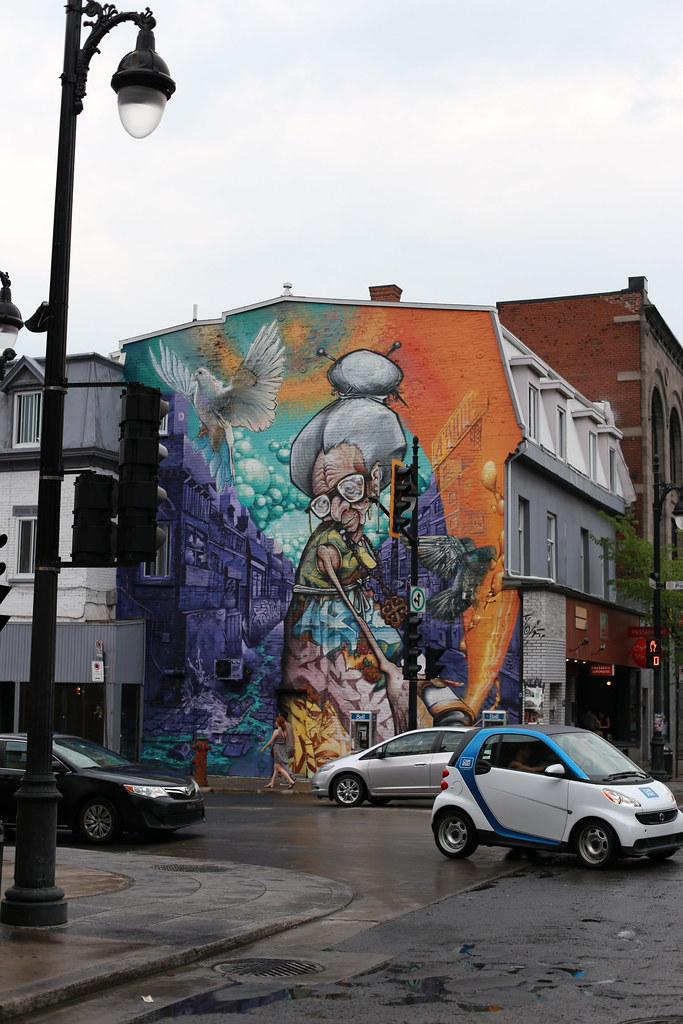 Impressive murals of Montreal Murals around Plateau MontR… Flickr