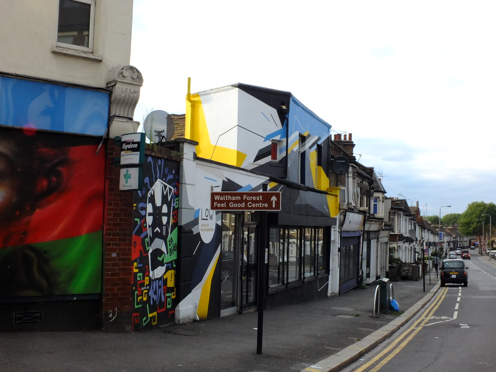 Splash of Colour Murals on Chingford Road, Walthamstow B Flickr