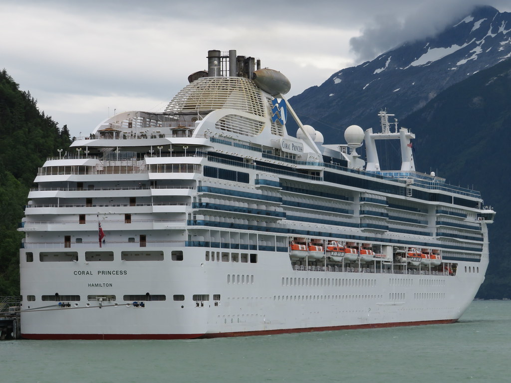 Coral Princess cruise ship resting in Skagway, Alaska Flickr