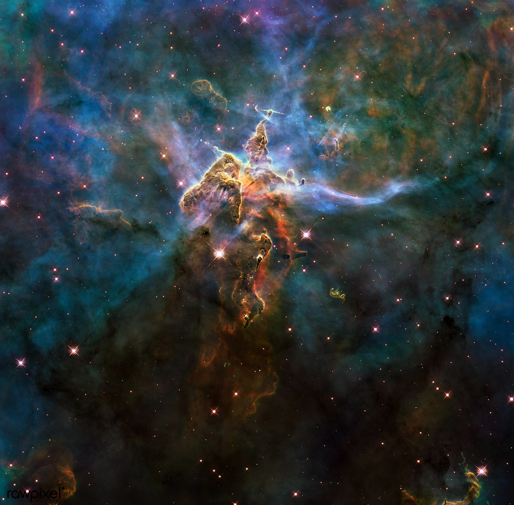 Image of a nebula taken using a NASA telescope Original from NASA