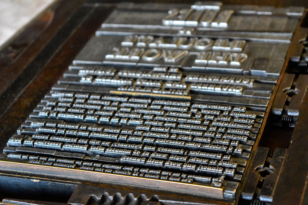 Antique Printing Press Plate Sandy Sarsfield Flickr