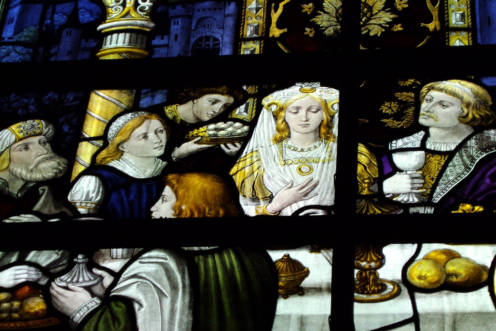 Aberdeen Beautiful stained glass window of Kirk of St Nich… Flickr