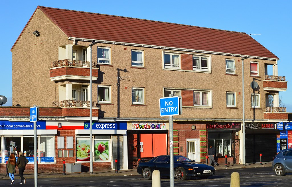 Whatriggs Road Shops, Bellfield, Kilmarnock, Ayrshire. Flickr
