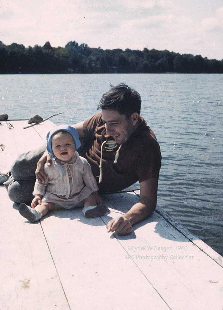 Mill Lake, Michigan Dr Sanger and daughter Nancy in Mill L… Flickr