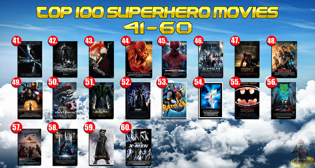 Top 100 Superhero Movies 4160 2018 has been a monumental… Flickr