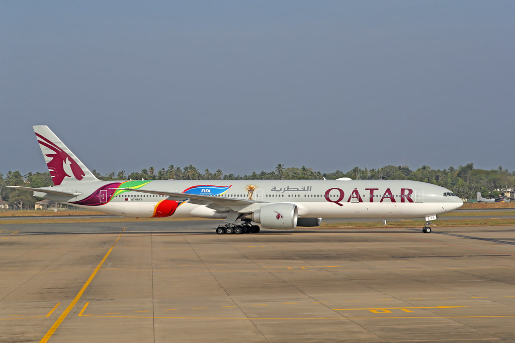 A7BAX Boeing 777300ER Qatar Airways Longhaul Boeing 777… Flickr