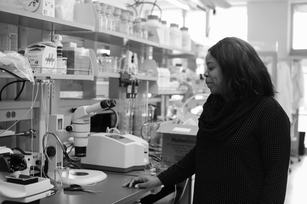 IMG_8549 Dr. Karine Fenelon, a researcher of neurobiology … Flickr