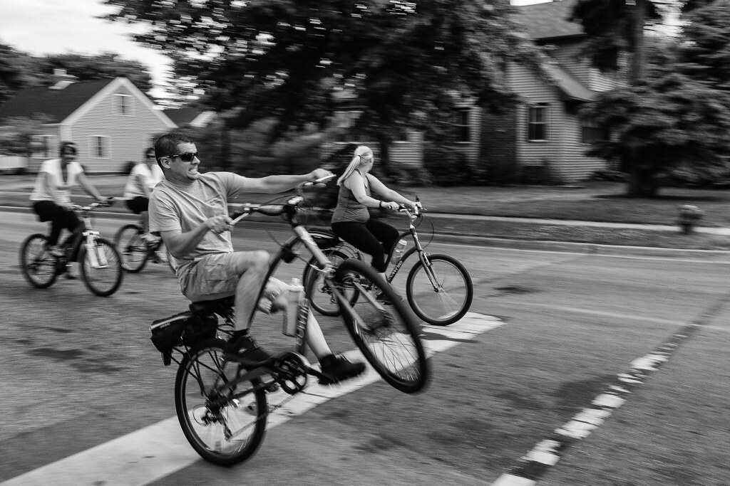 500 bike riders cruising the streets of Bay City Michigan … Flickr