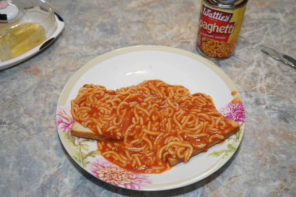 Spaghetti on Toast New Zealand's national dish is not for … Flickr