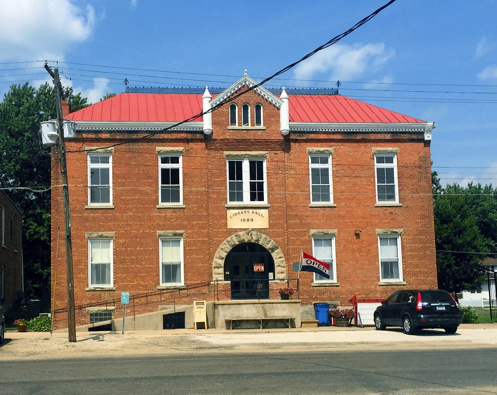 Library Hall, Altona, Illinois *Hajee Flickr