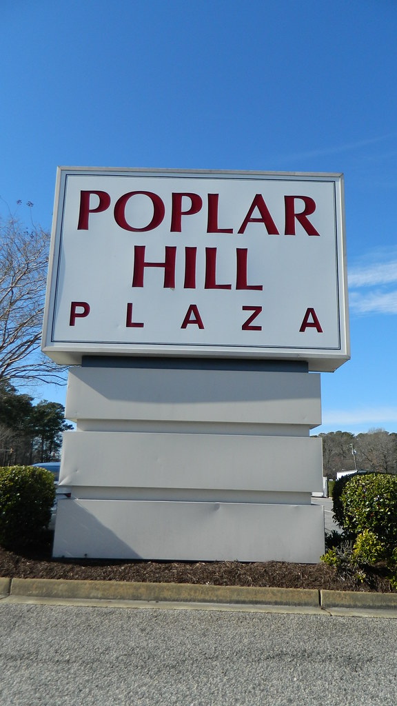 Poplar Hill Plaza sign a photo on Flickriver