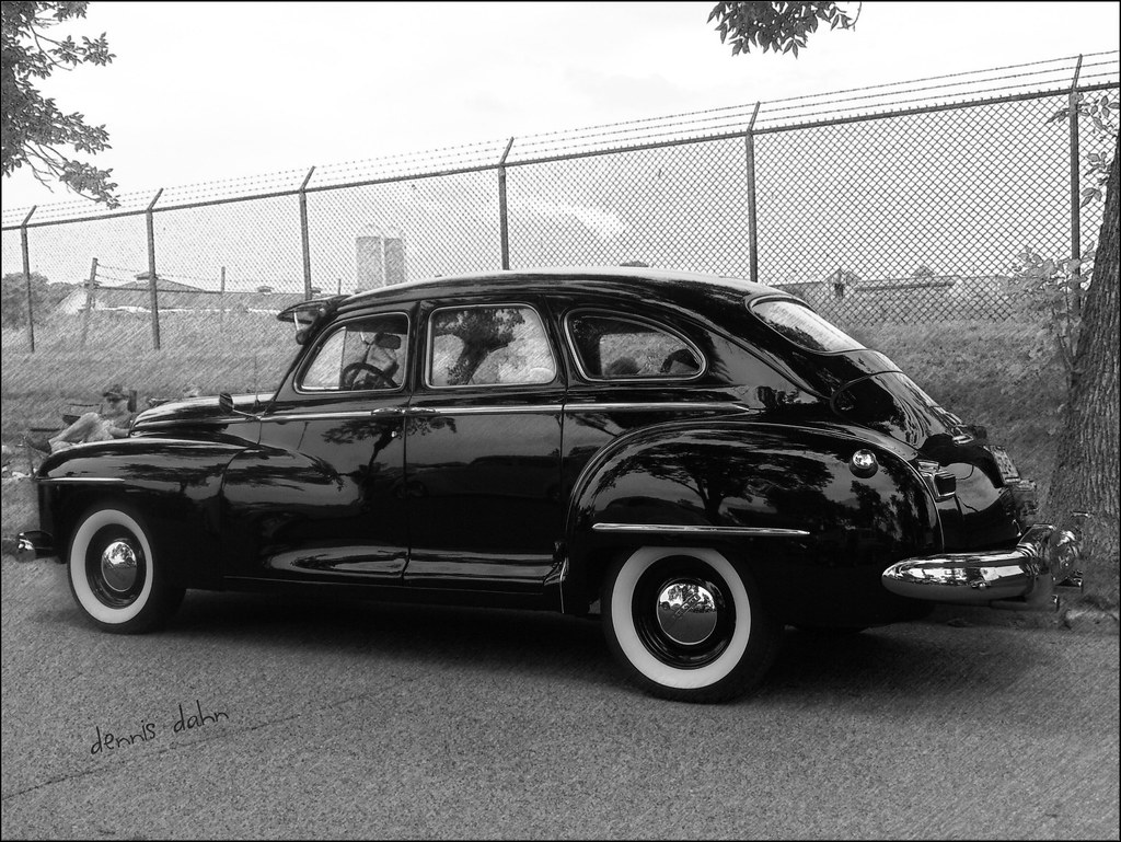 Black Dodge for Fence Friday '48 Dodge sedan at the Back t… Flickr