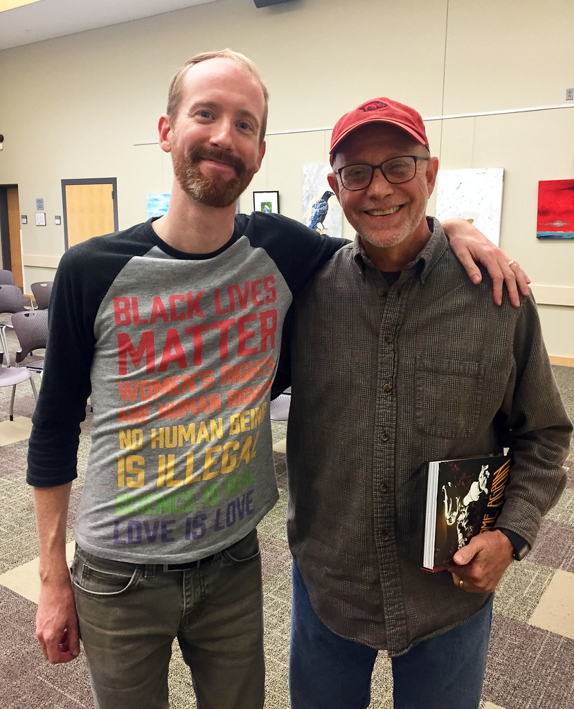 Dale Carpenter and I. Bentonville AR, November 2018. Flickr