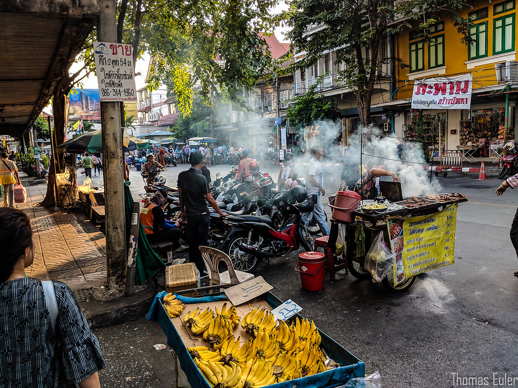 Smoking Street Food in Bangkok Part of my Thailand travel … Flickr