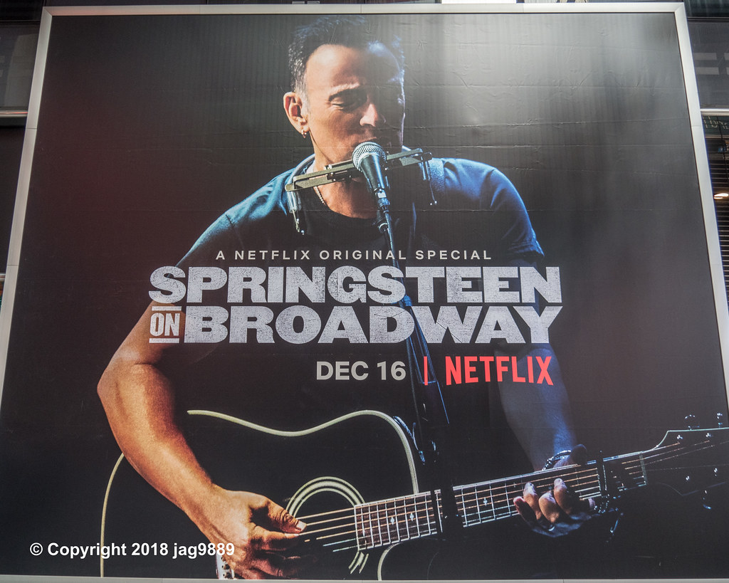 "Springsteen on Broadway" Netflix Poster, Theatre District… Flickr