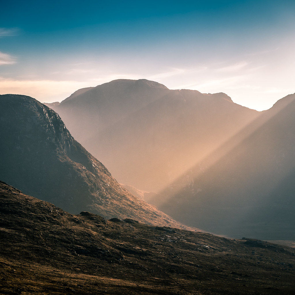 Sunset on the hills Donegal, Ireland Landscape photogr… Flickr