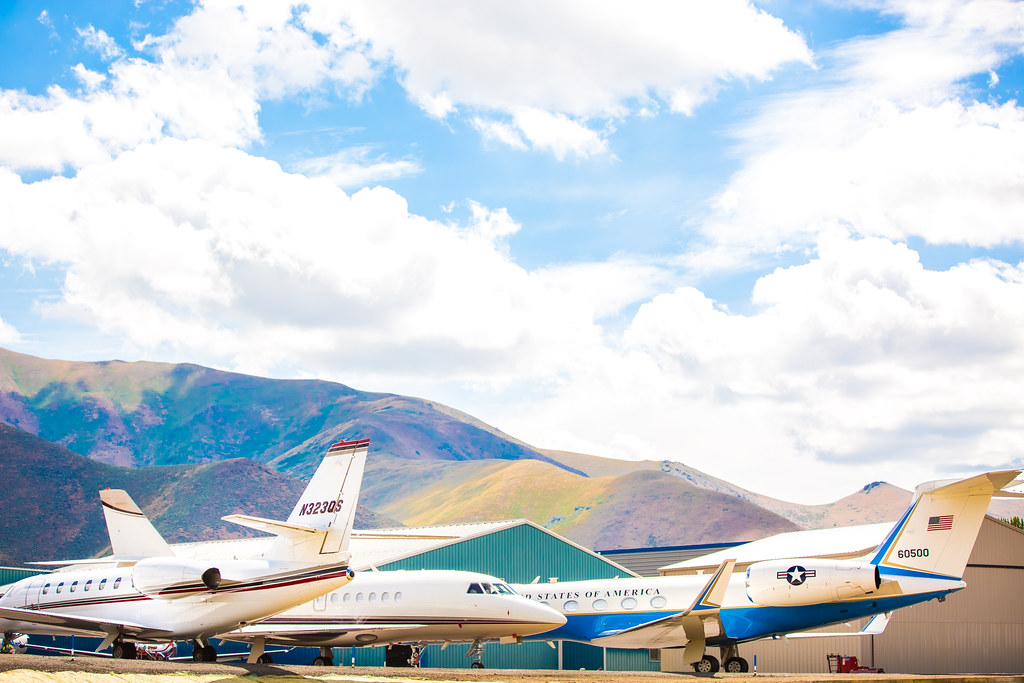 Private Jets, Sun Valley Airport, Allen & Company 2015 Flickr
