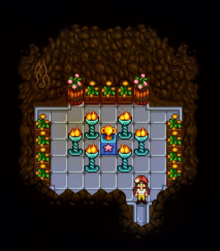 Stardew Valley Forest Farm Turned the fruit bat cave int… Flickr