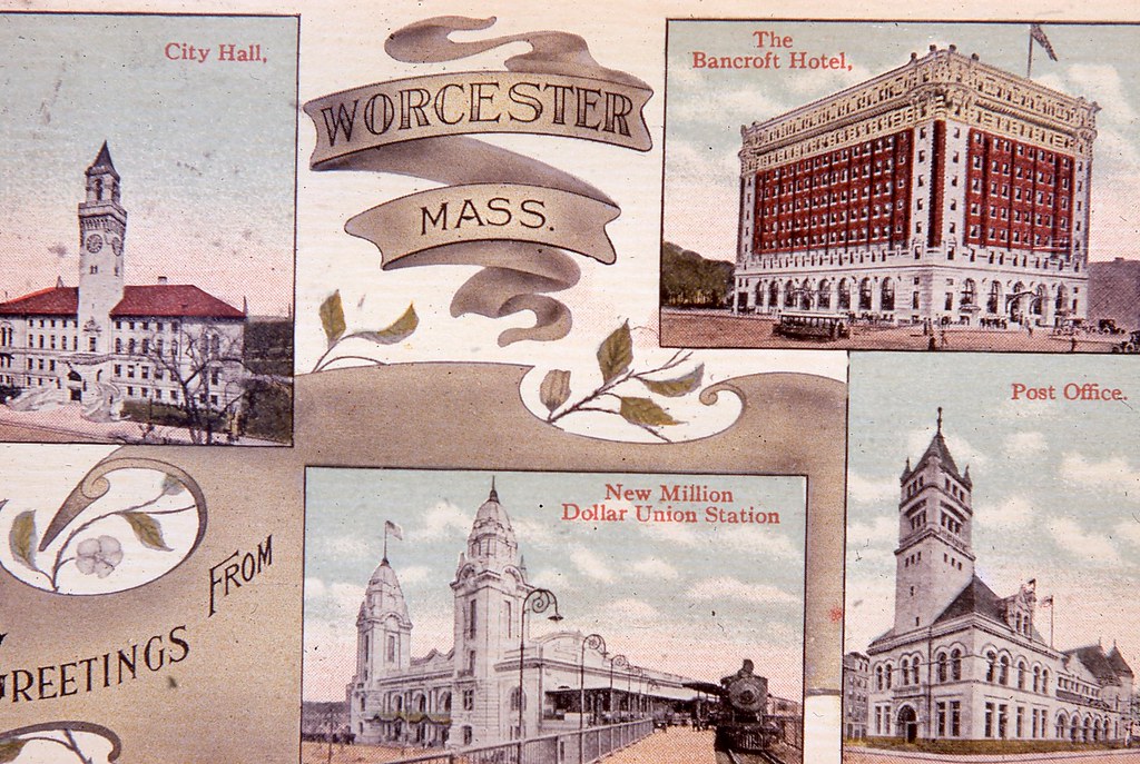Historic Worcester Postcards City Hall, Bancroft Hotel, Un… Flickr