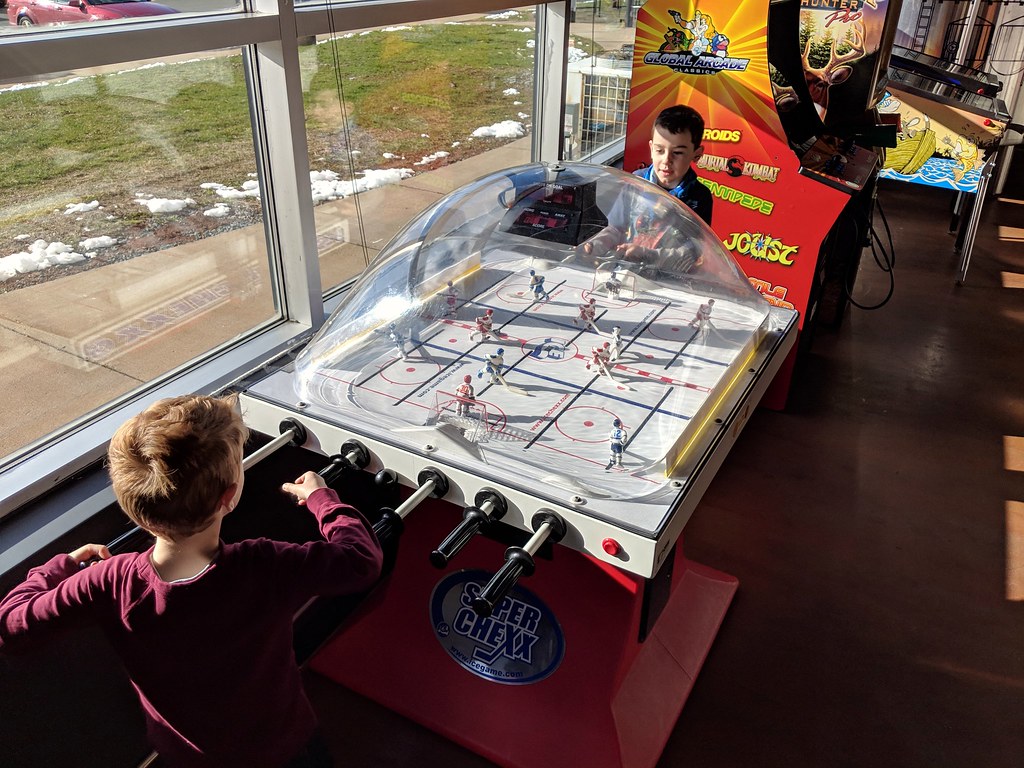 Bubble hockey with Henry Tim Dickinson Flickr