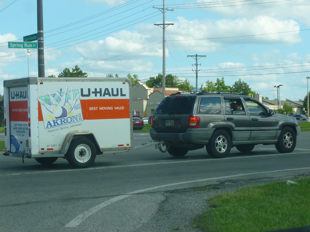 UHaul trailer, Columbus, OH UHaul equipment is adorned w… Flickr