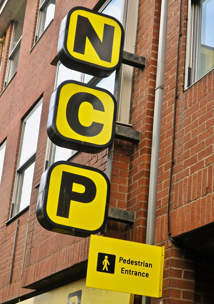 NCP, Brighton, UK Sign for a parking garage in Brighton, E… Robby