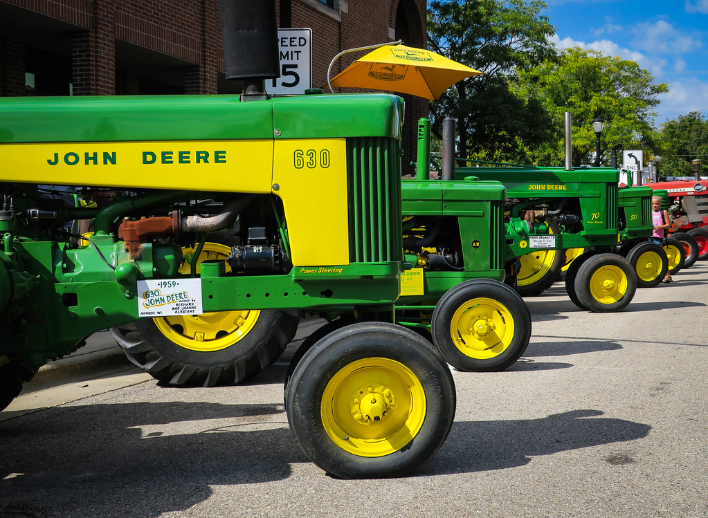 John Deere Tractors at Green County Cheese Days 2018 Flickr
