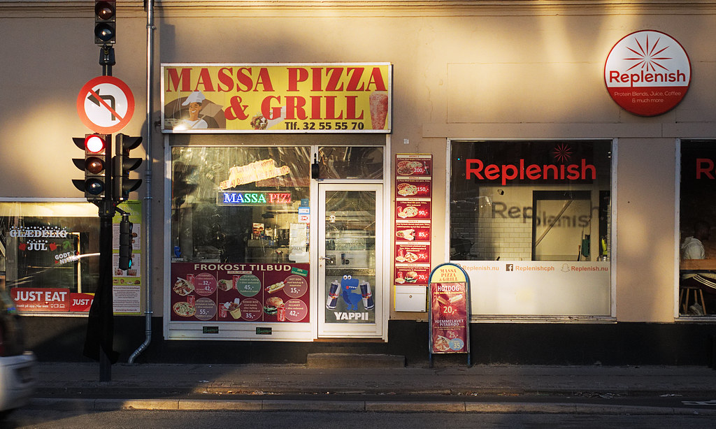 Massa Pizza & Grill Amagerbrogade, Amager. Copenhagen Mogens